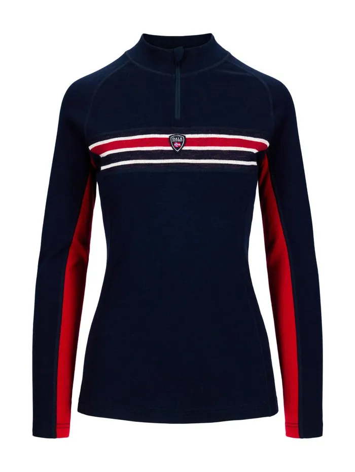 Women Dale Of Norway Baselayer Aksla Half Zip Baselayer