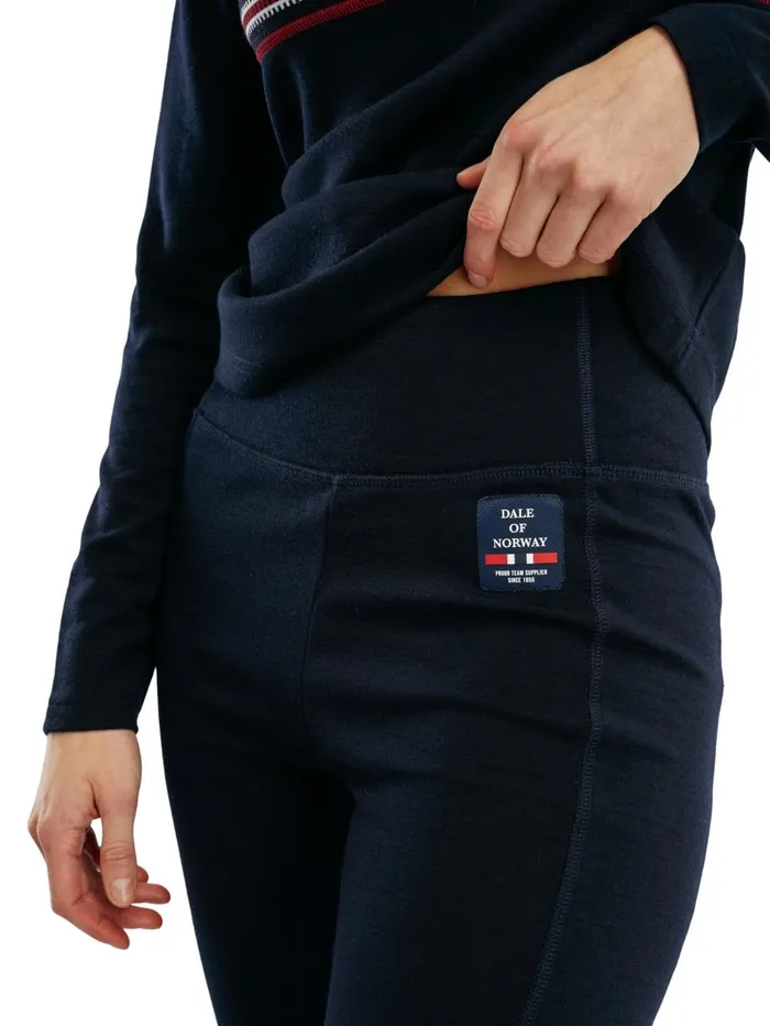 Women Dale Of Norway Baselayer Tindefjell Superfine Merino Wool Leggings