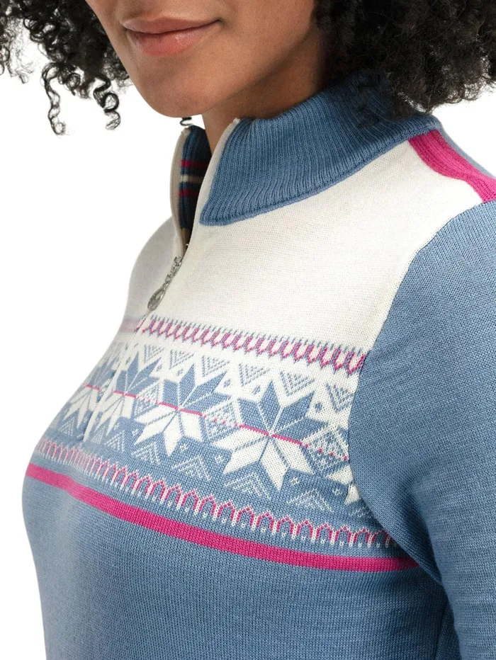 Women Dale Of Norway Halfzip Liberg Sweater