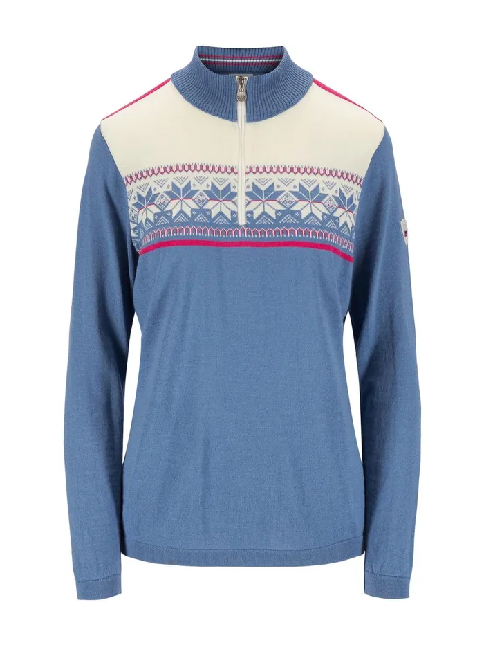 Women Dale Of Norway Halfzip Liberg Sweater