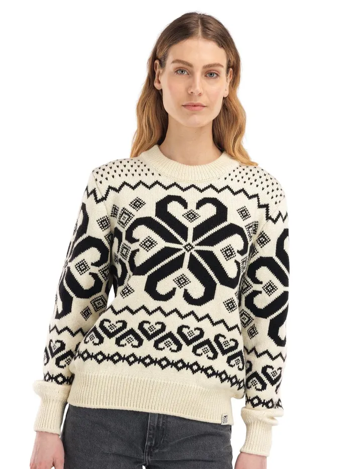 Women Dale Of Norway Round Neck Falkeberg Sweater