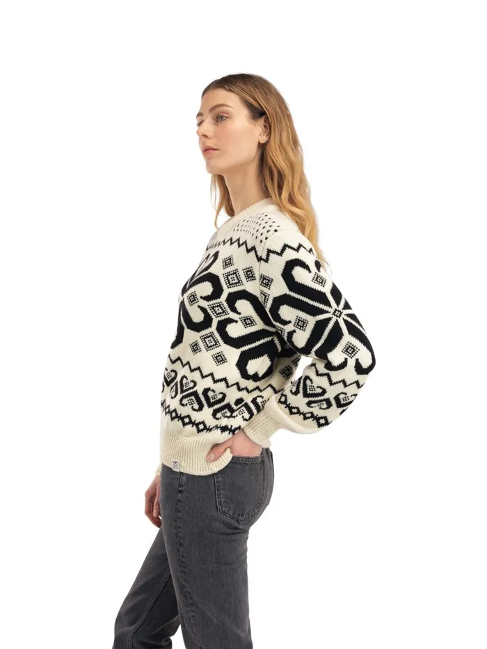 Women Dale Of Norway Round Neck Falkeberg Sweater