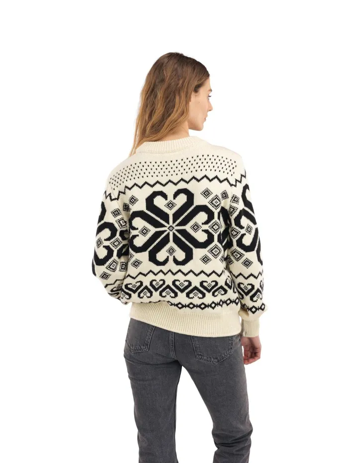 Women Dale Of Norway Round Neck Falkeberg Sweater