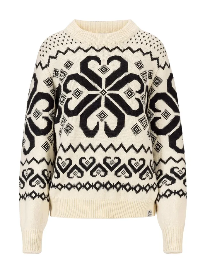 Women Dale Of Norway Round Neck Falkeberg Sweater
