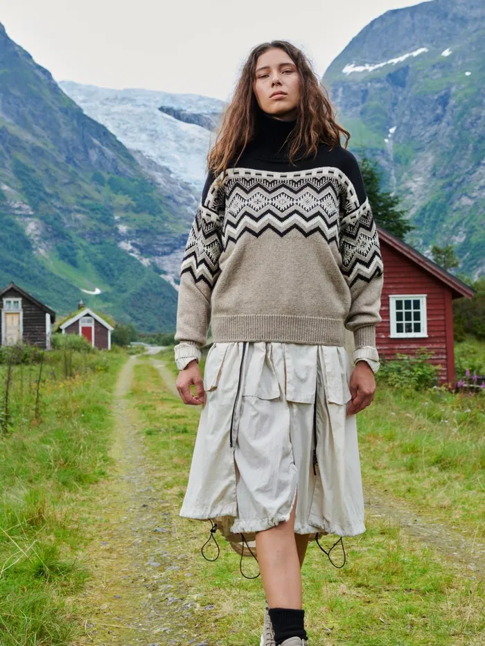 Women Dale Of Norway Turtleneck Randaberg Sweater