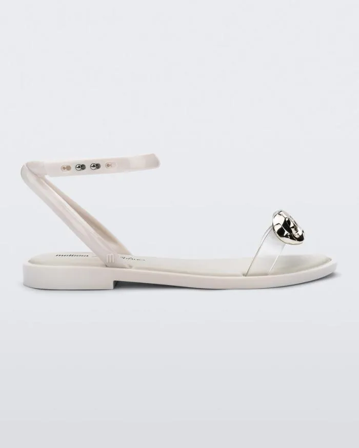 Women Dare Beigegold Melissa Sandals