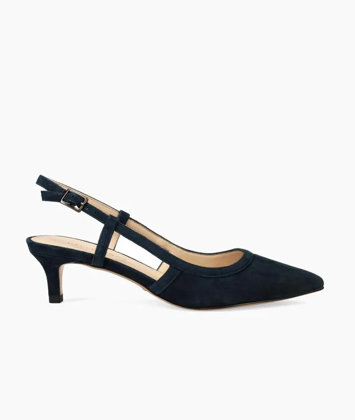 Women Deena Low Heel 8211 Midnight Pelle Moda Low Heels