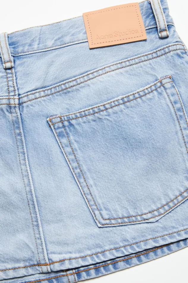 Women Denim Skirt Light Blue Acne Studios Skirts