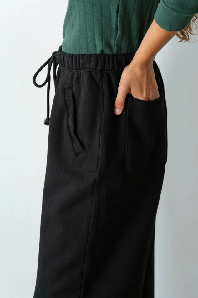 Women DONNI Bottoms The EcoFleece Wide Leg Sweatpants