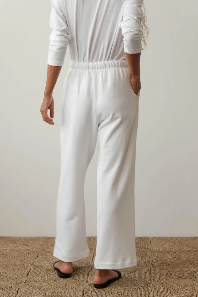 Women DONNI Bottoms The EcoTerry Stripe Crop Pant Women DONNI Bottoms The EcoTerry Stripe Crop Pant