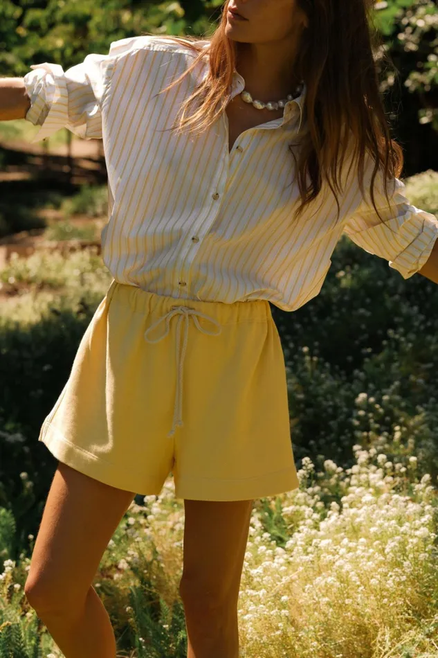 Women DONNI Bottoms The Stripe EcoTerry Short
