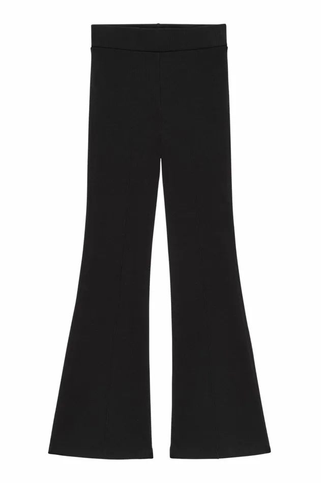 Women DONNI Bottoms The Tall Rib Kick Flare