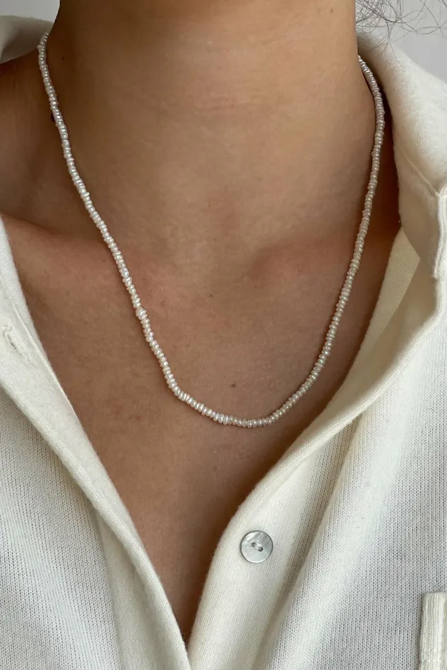 Women DONNI Jewelry The Small Pearl Necklace