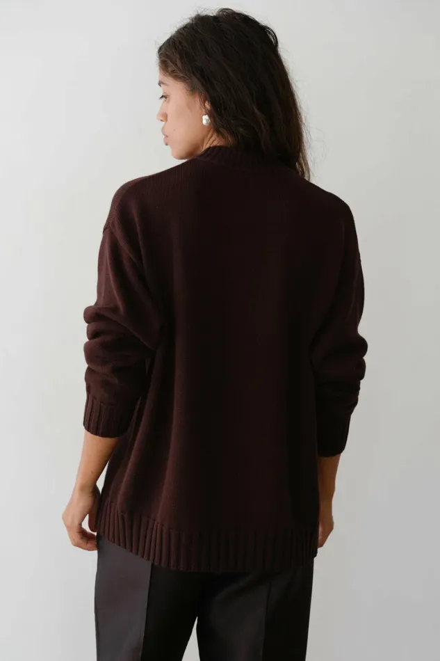Women DONNI Sweaters The Cotton Cashmere Crewneck Sweater