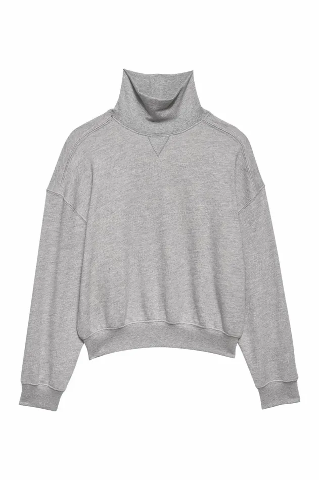 Women DONNI Tops The EcoTerry Funnel Neck