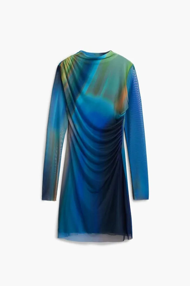 Women Dresses And Jumpsuits Desigual Draped Tulle Dress