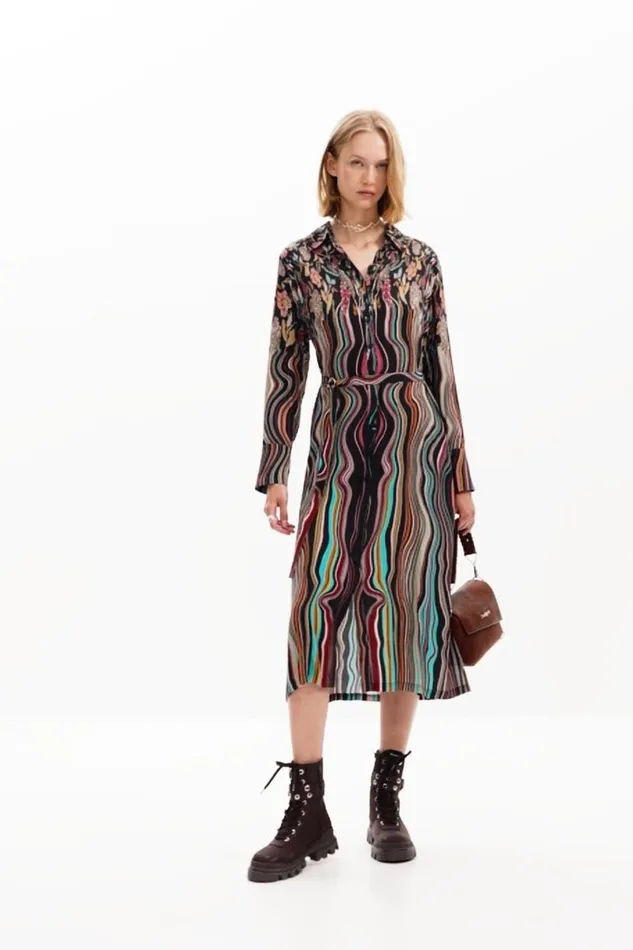 Women Dresses And Jumpsuits Desigual Midi Shirt Dress