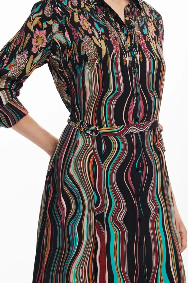 Women Dresses And Jumpsuits Desigual Midi Shirt Dress