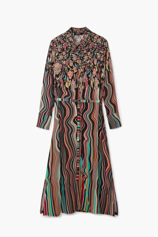 Women Dresses And Jumpsuits Desigual Midi Shirt Dress