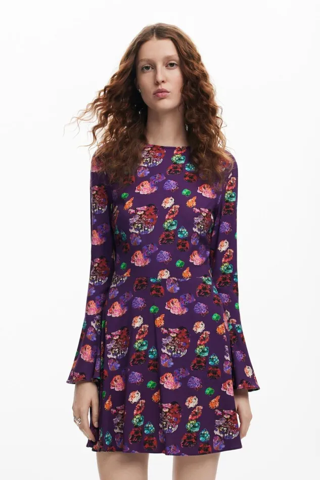 Women Dresses And Jumpsuits Desigual Mini Floral Dress M Christian Lacroix