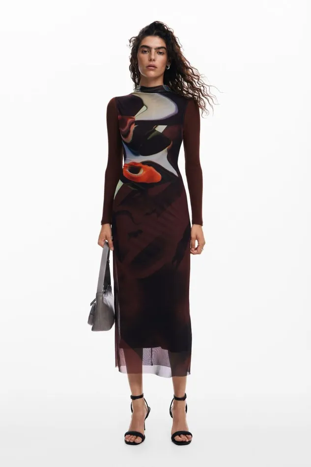 Women Dresses And Jumpsuits Desigual Multiposition Midi Dress