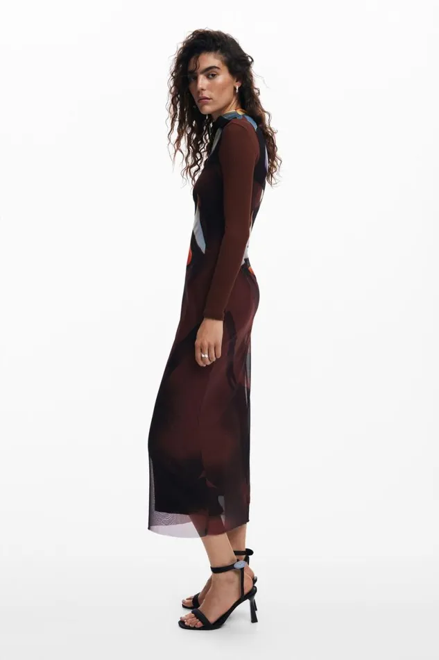Women Dresses And Jumpsuits Desigual Multiposition Midi Dress