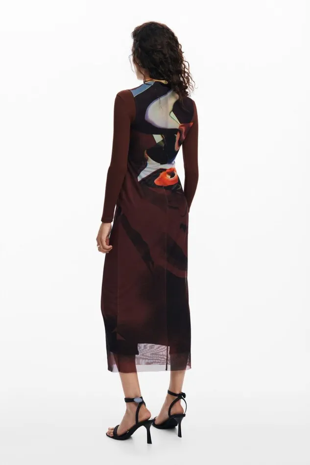 Women Dresses And Jumpsuits Desigual Multiposition Midi Dress
