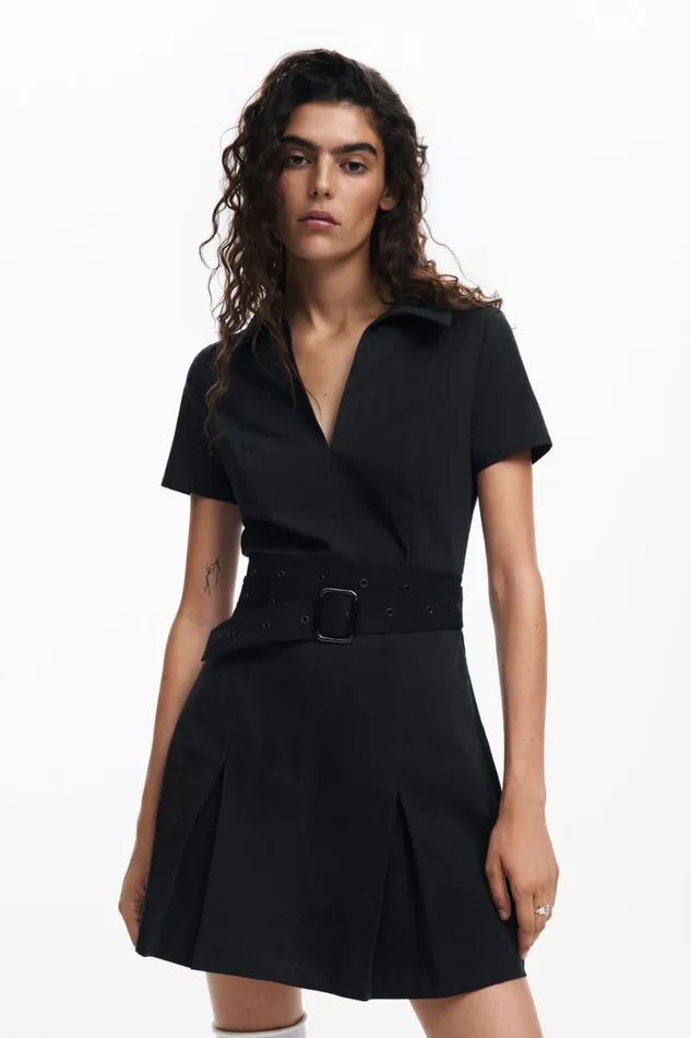 Women Dresses And Jumpsuits Desigual Pleated Skirt Dress