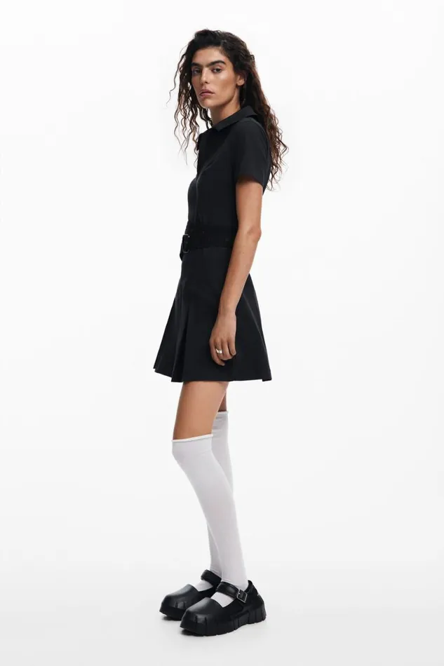 Women Dresses And Jumpsuits Desigual Pleated Skirt Dress