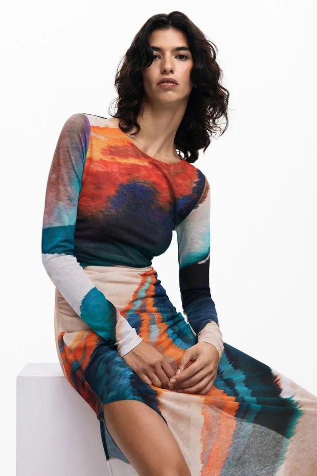 Women Dresses And Jumpsuits Desigual Printed Dress