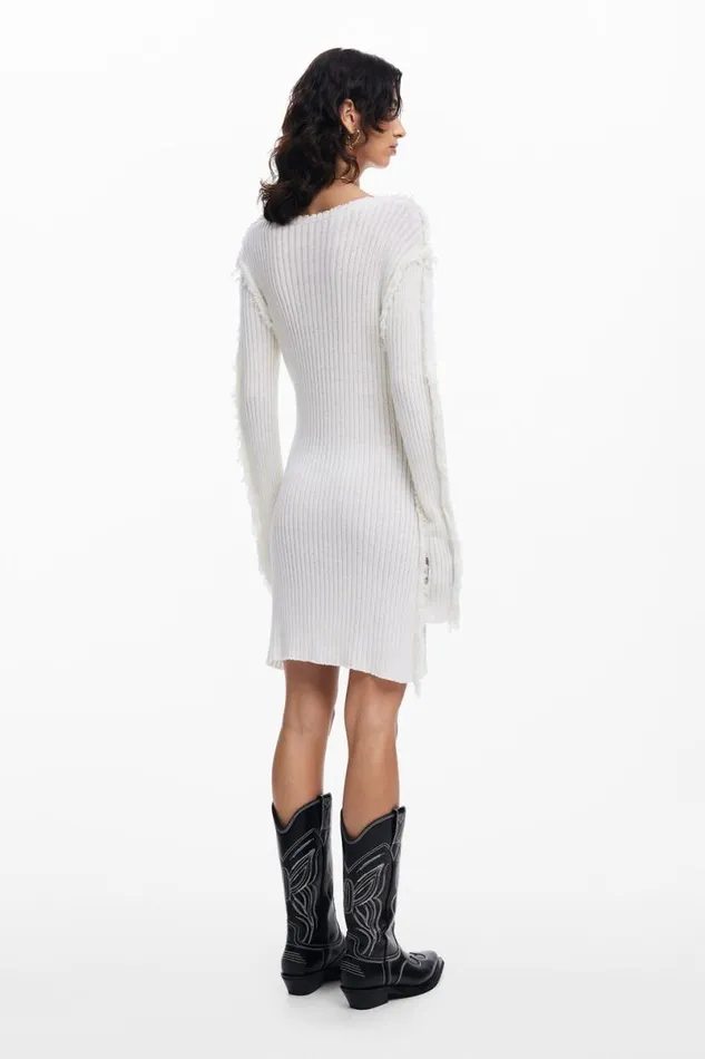 Women Dresses And Jumpsuits Desigual Ribbed Knit Dress