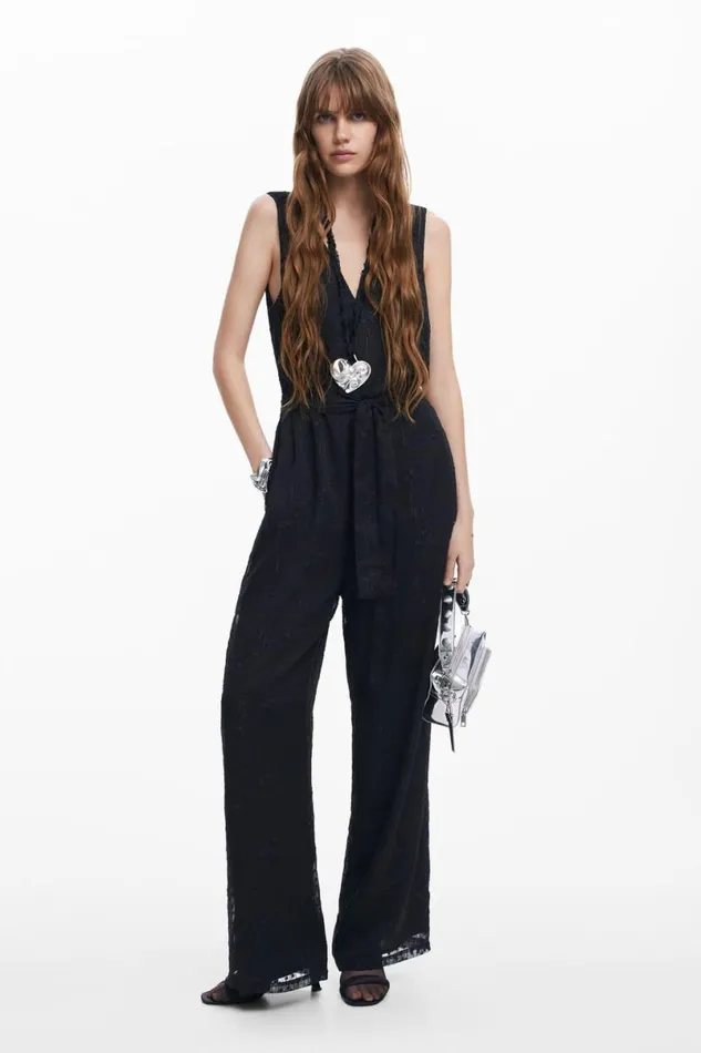 Women Dresses And Jumpsuits Desigual Thick Knit Jumpsuit