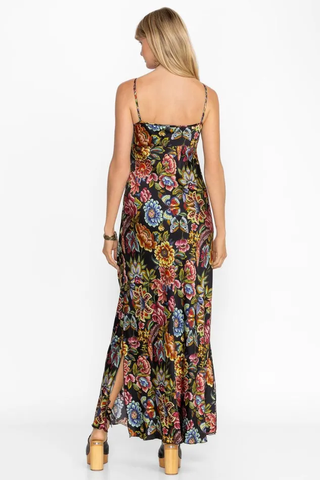 Women Dresses Johnny Was GIGIANNA SLIP DRESS Antiqua Flower Print Women Dresses Johnny Was GIGIANNA SLIP DRESS Antiqua Flower Print