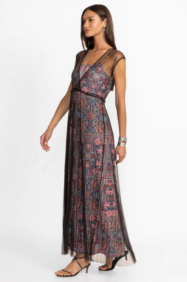 Women Dresses Johnny Was JUSTINA PLEATED MAXI DRESS Tallula