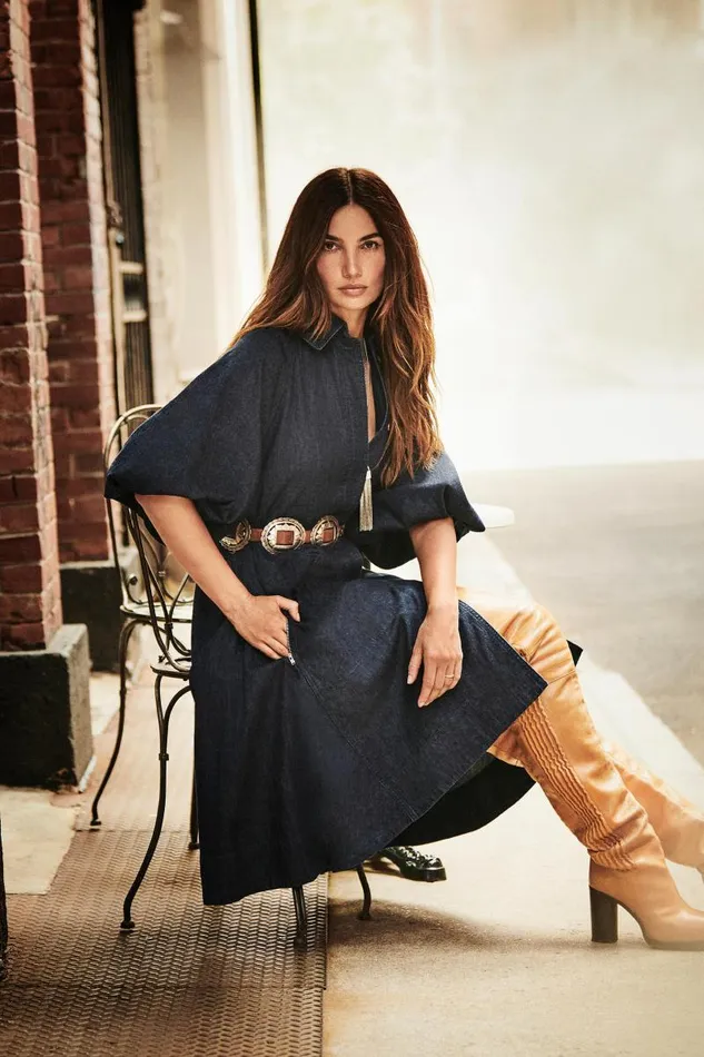 Women Dresses Johnny Was MONTAIGNE DENIM DRESS Medium Blue Wash Women Dresses Johnny Was MONTAIGNE DENIM DRESS Medium Blue Wash