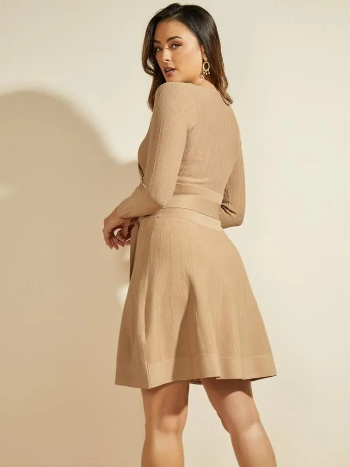 Women Dresses Marciano Dinah Sweater Dress Nude Sand