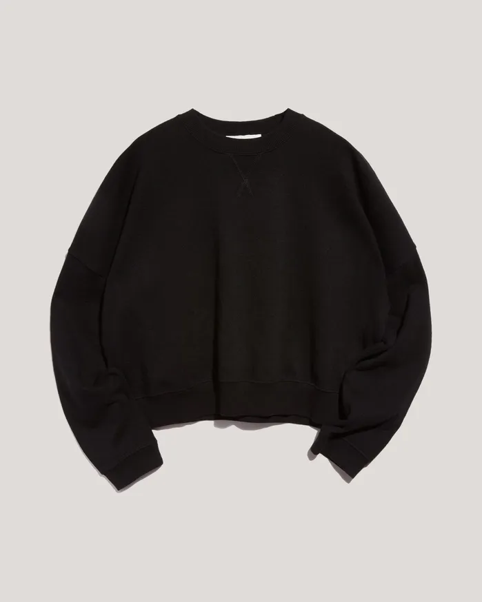 Women Earth Almost Grown Sweatshirt Black YMC Earth