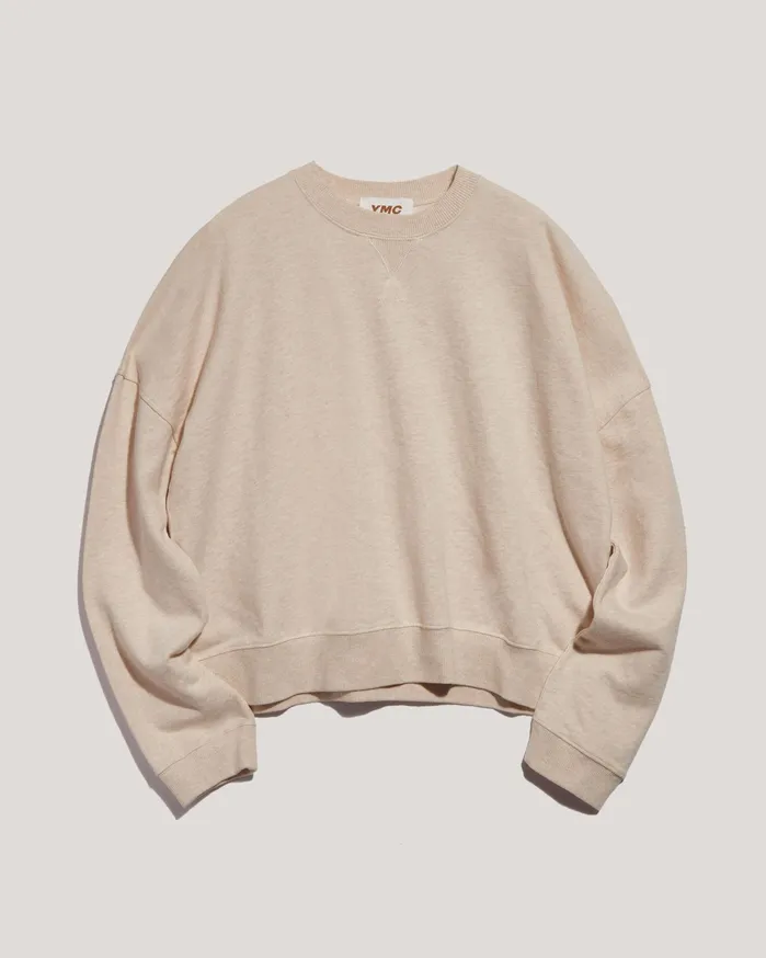 Women Earth Almost Grown Sweatshirt Ecru YMC Tops and TShirts