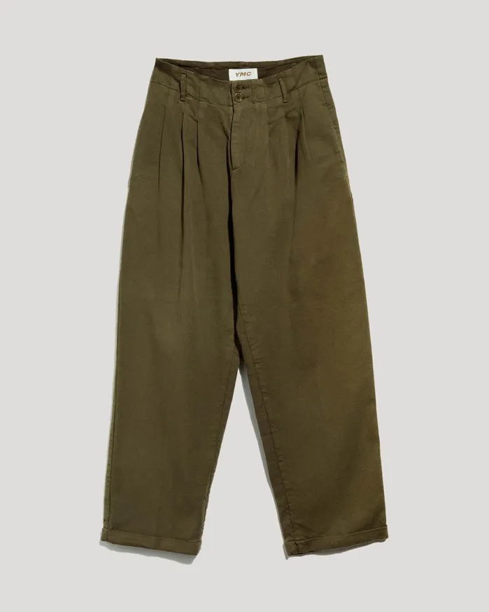 Women Earth Keaton Trouser Olive YMC Trousers