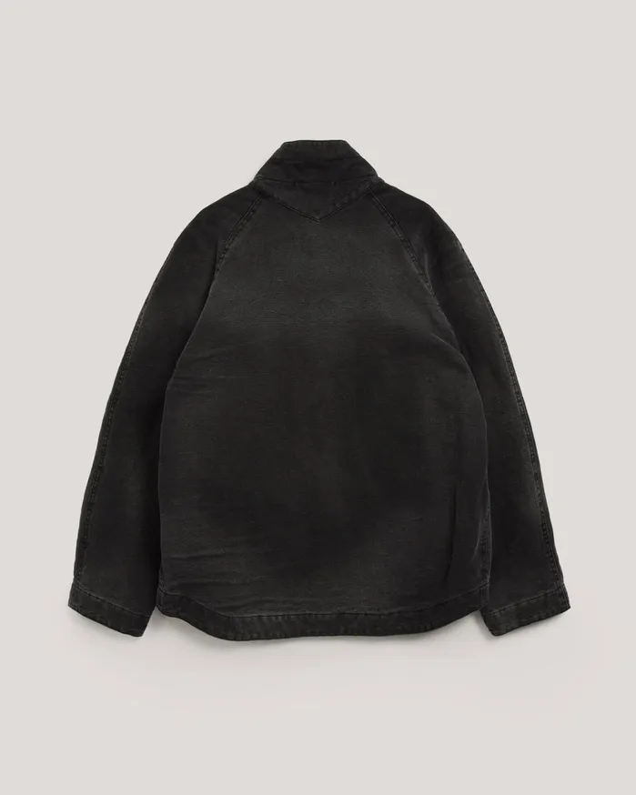 Women Erkin Jacket Black Canvas YMC Denim
