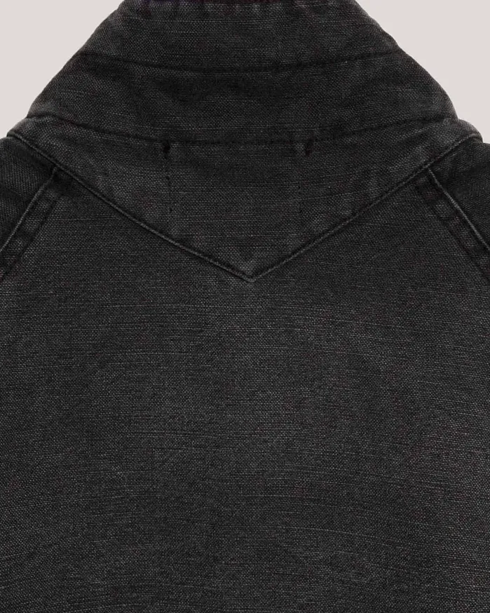Women Erkin Jacket Black Canvas YMC Denim