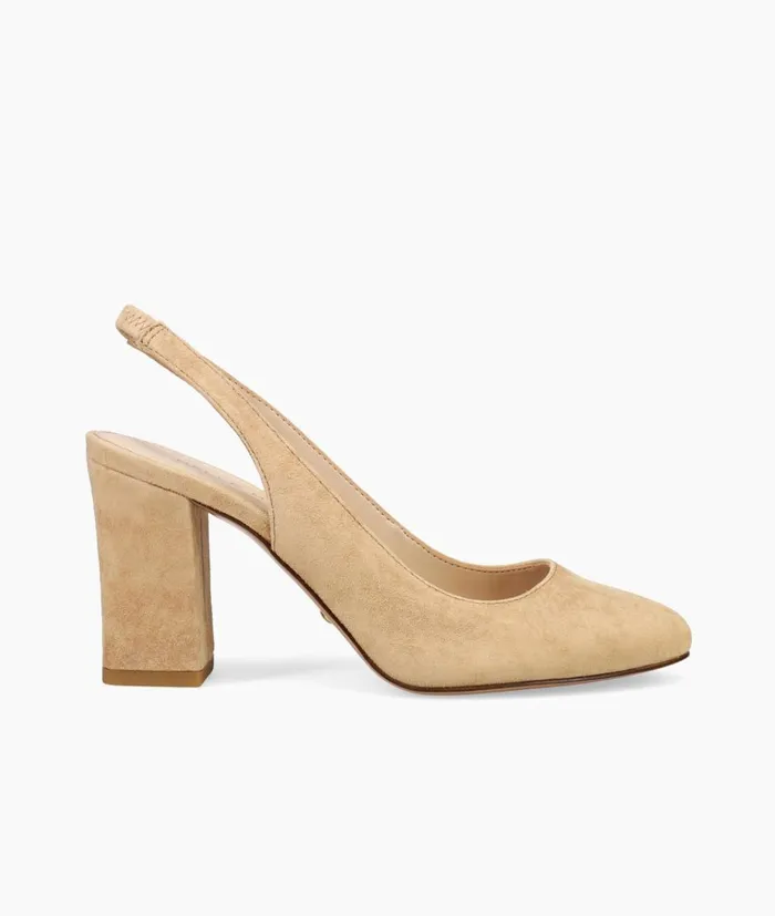 Women Espen Mid Heel 8211 Latte Pelle Moda High Heels