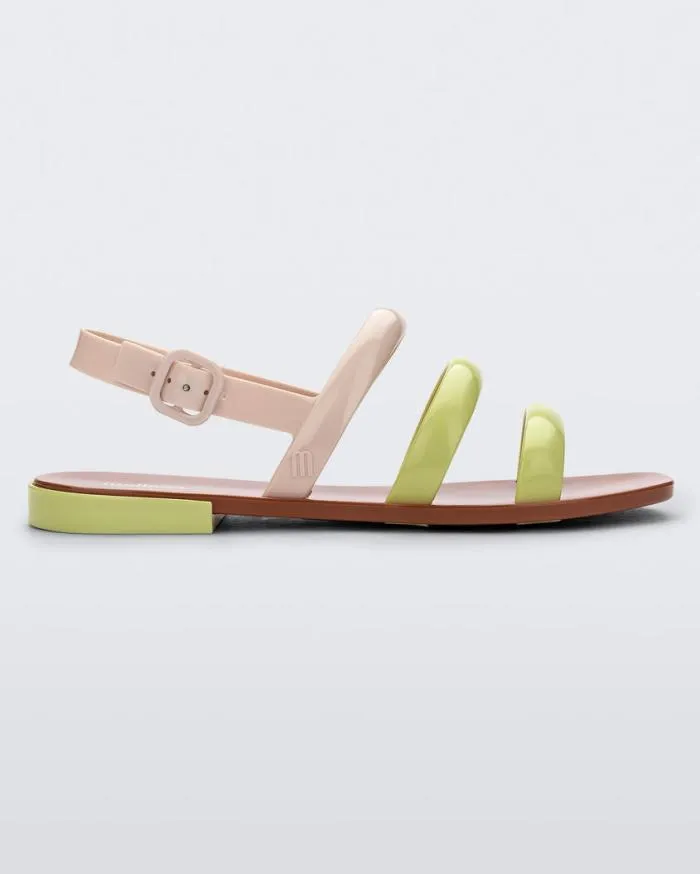 Women Essential Wave Brownyellow Melissa Sandals