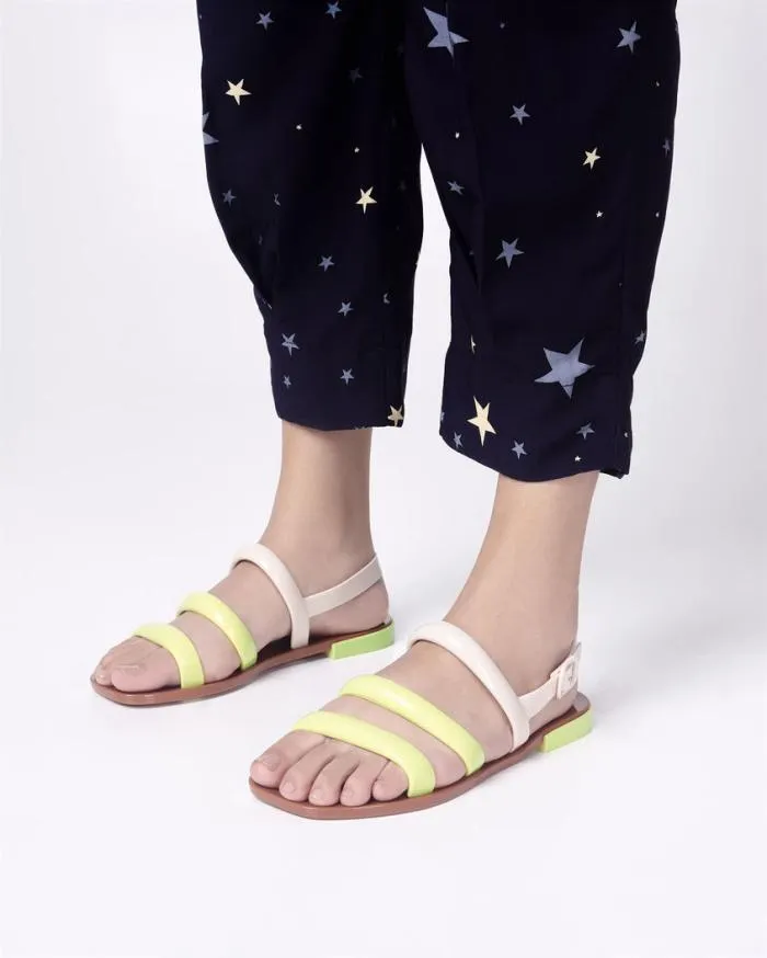 Women Essential Wave Brownyellow Melissa Sandals