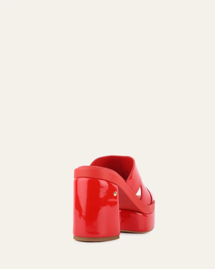 Women Faye high heel platform sandals red patent HIGH SANDALS jomercer Women Faye high heel platform sandals red patent HIGH SANDALS jomercer