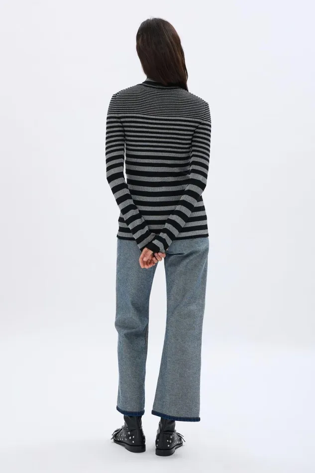 Women Flared Jeans Raw Blue Sonia Rykiel Trousers And Denim