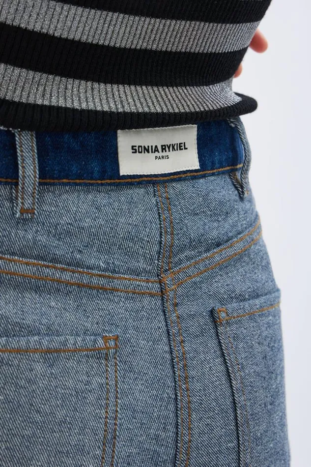 Women Flared Jeans Raw Blue Sonia Rykiel Trousers And Denim
