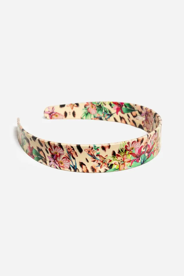 Women Hair Accessories Johnny Was MILLER TIGERLILLY HEADBAND Miller Tigre Scarf Print