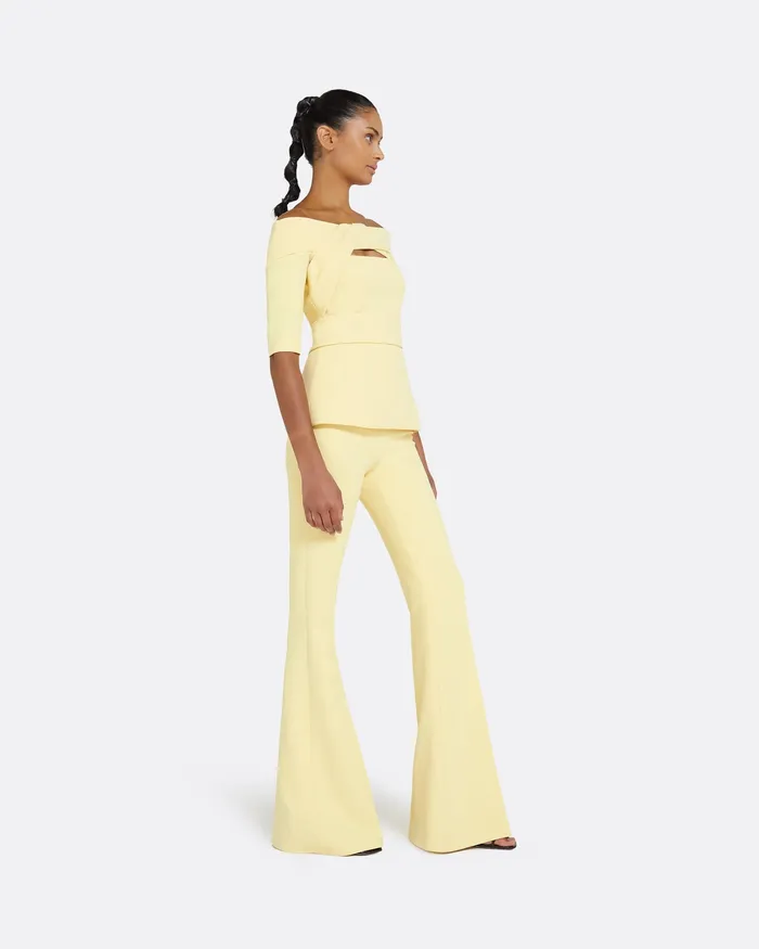 Women Halluana Pale Primrose Trousers Pale Primrose Trousers Safiyaa