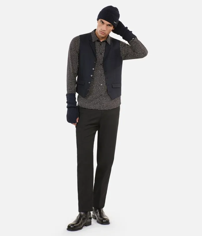 Women Hats and Scarves THE KOOPLES Blue Wool Beanie